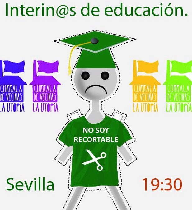 USTEA APOYA LOS ENCIERROS DEL PROFESORADO INTERINO