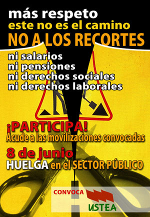Concentraciones hoy Jueves por los recortes