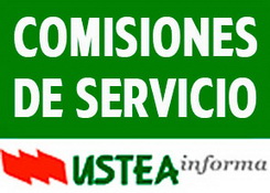 Resolución provisional de Comisiones de Servicio interprovinciales e intercomunitarias