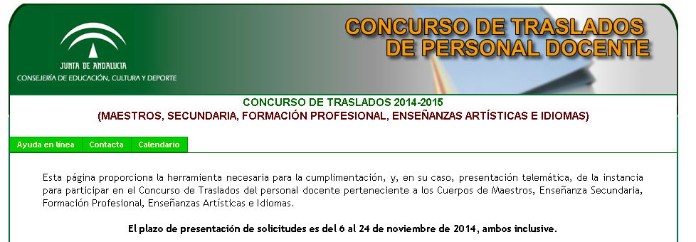 Hoy comienza el plazo para el Concurso de Traslados