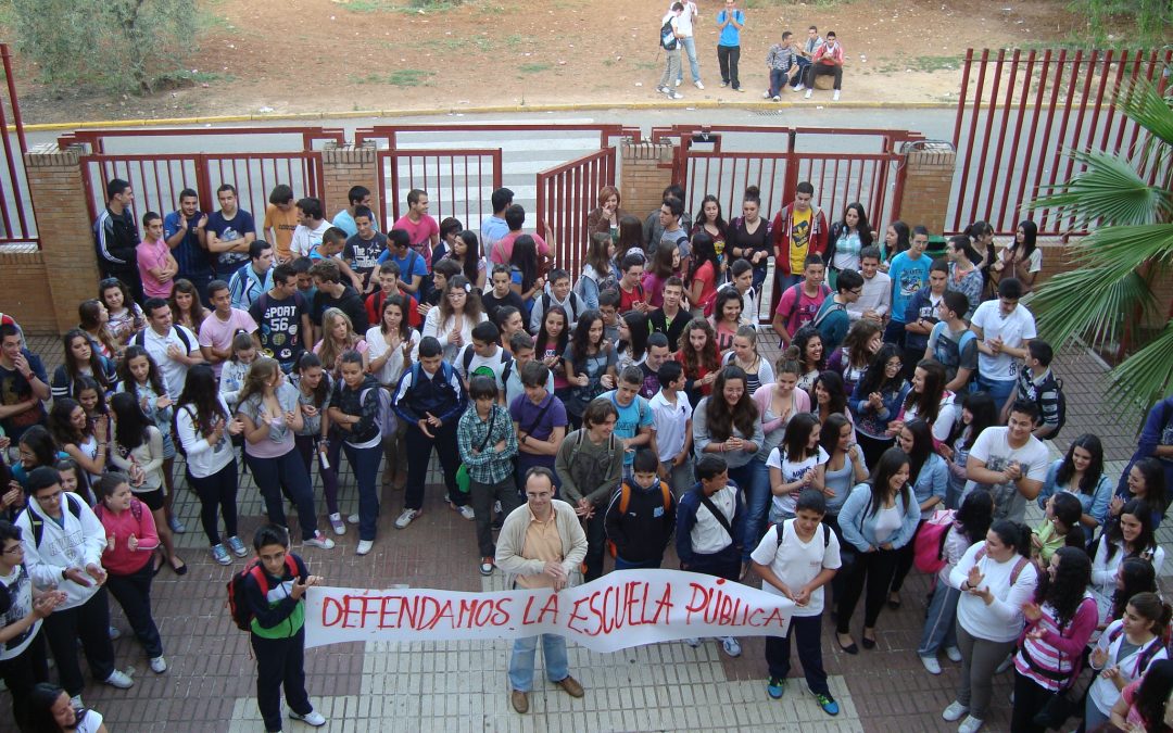 Concentraciones y actos de protesta en favor a la Escuela Pública