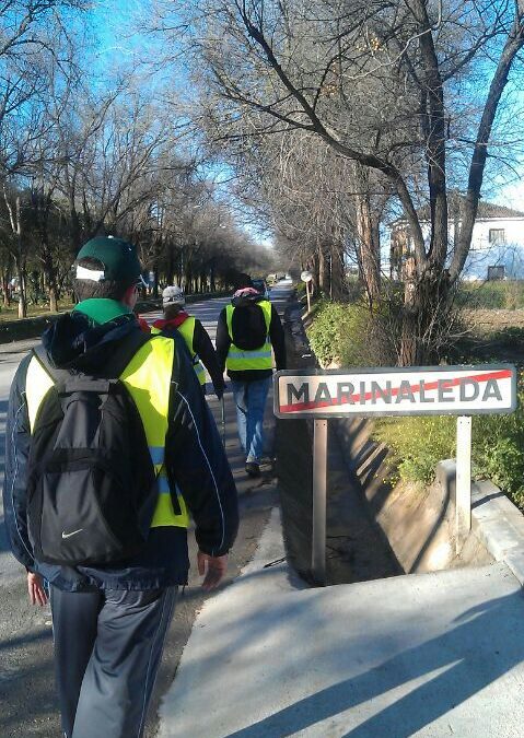 Continúa la Marcha de Interinos. (Salida desde Marinaleda)