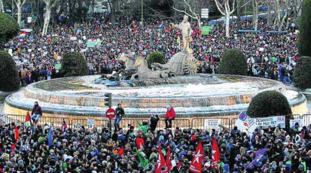 Marea imparable contra los recortes