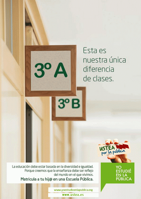 Prensa. Campaña «Apúntate a la pública»