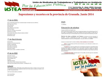 No lo podemos consentir. NO al desmantelamiento de la escuela pública andaluza