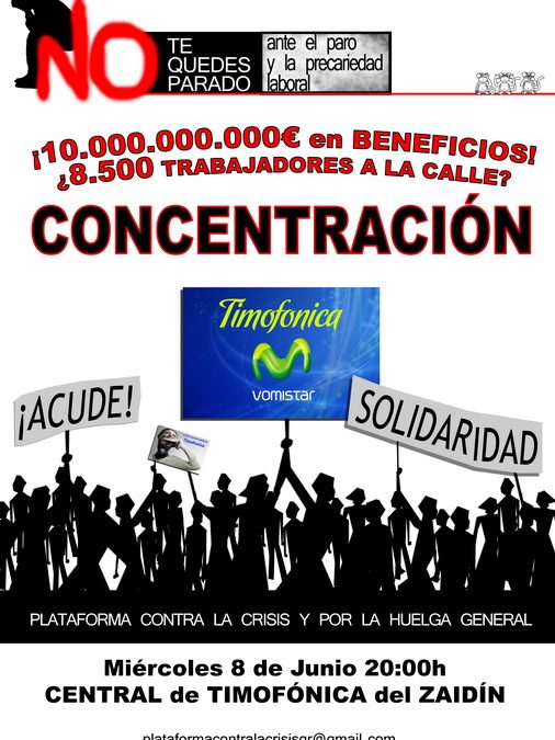 GRANADA. CONCENTRACIÓN CONTRA EL PARO Y LA PRECARIEDAD