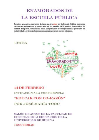 Huelva  Conferencia Educar con co-razón