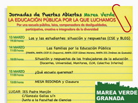 GRANADA: ¡EN DEFENSA DE LA ESCUELA PÚBLICA!