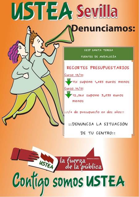 USTEA Denuncia. Comunica la situación de tu centro. Somos tu voz