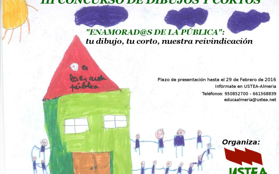 III Concurso de dibujos y cortos «Enamorad@s de la pública»