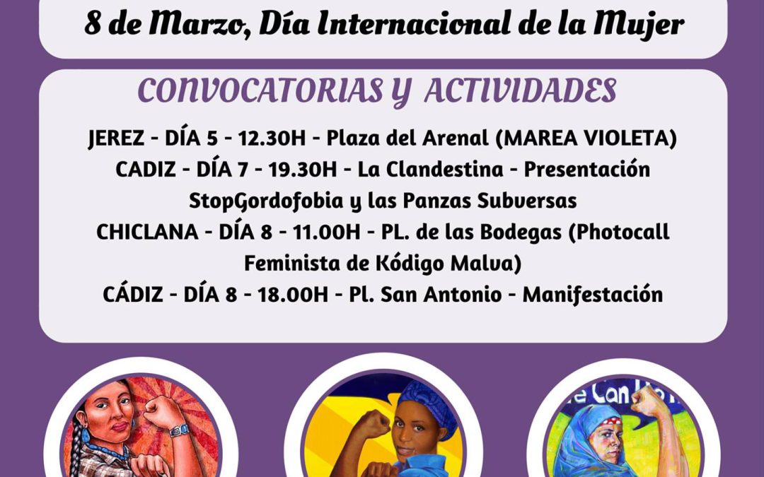 Celebración del 8 de marzo en Cádiz