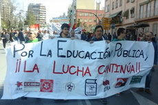 13 y 14 de abril L@s estudiantes toman la calle