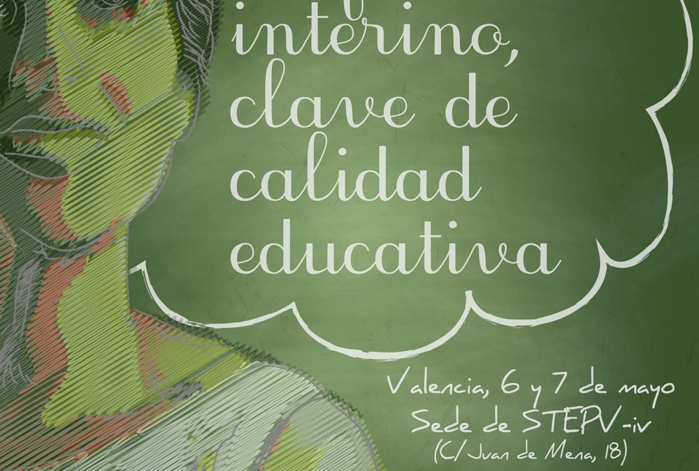 Jornadas sobre profesorado interino de STES los días 6 y 7 de mayo