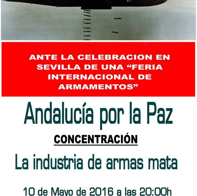 Concentración Andalucía por la Paz