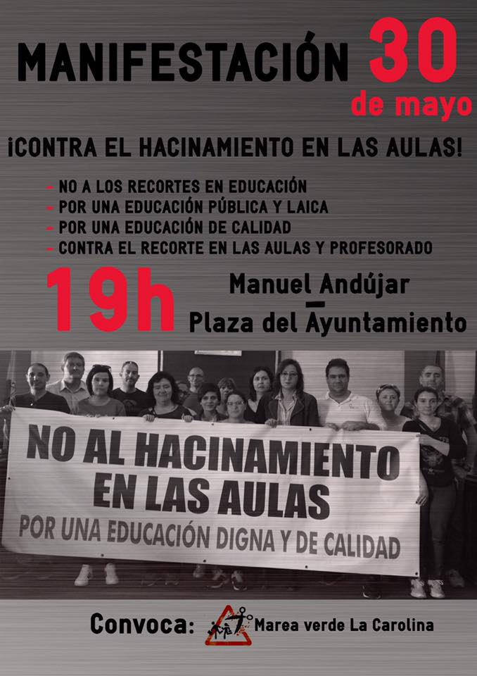 Manifestacion30mayoJaen
