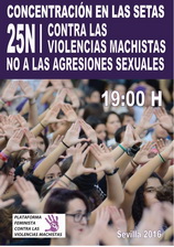 Contra las violencias machistas Concentración en Sevilla el 25N