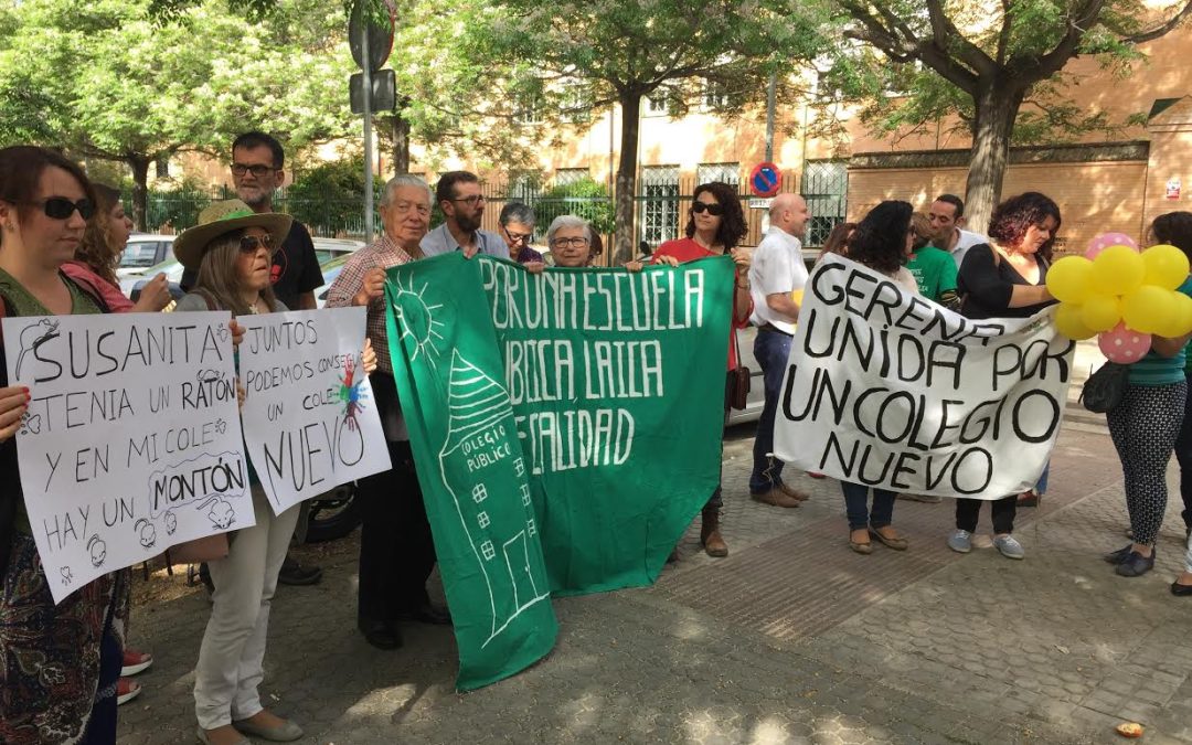 En Gerena -Sevilla- la AMPA pide un nuevo centro y la retirada del amianto del actual CEIP