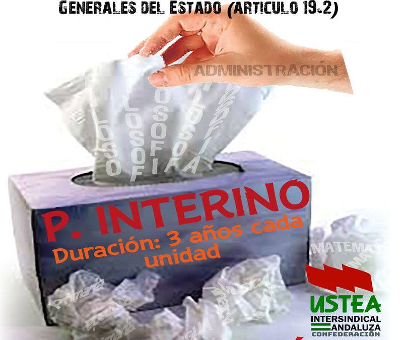 Personal interino y temporal: PP y C’s pactan el fin de sus contratos