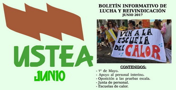 Sevilla: Boletín informativo de Lucha y reivindicación. Junio 2017