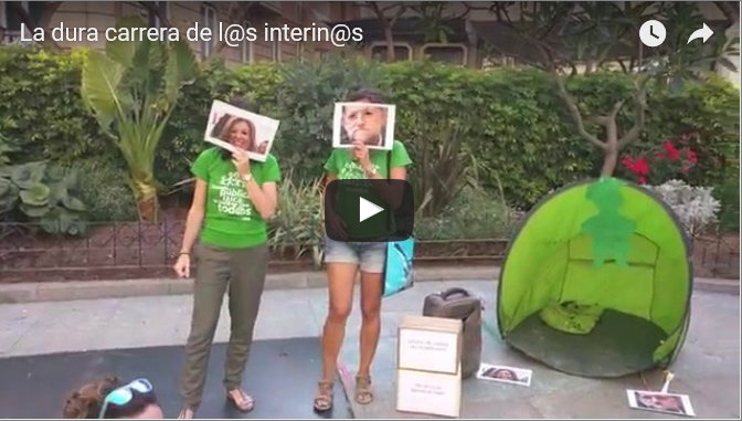 La dura carrera del PROFESORADO INTERINO