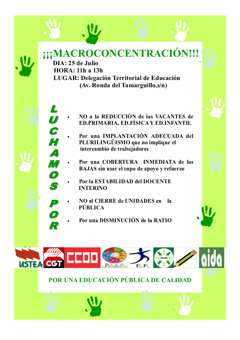 NUEVO CARTEL CONCENTRACION JULIO 2017