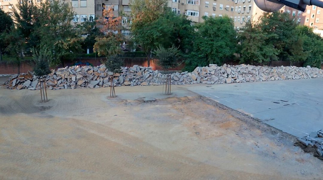 El CEIP Pedro Garfias en obras. Imposible educar en un ambiente así