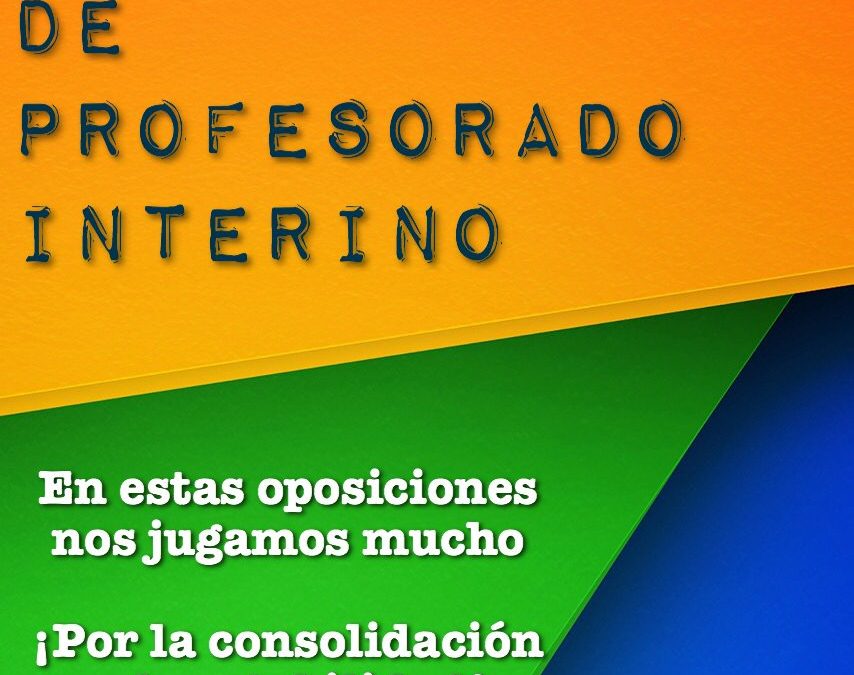 Sevilla. Asamblea de profesorado interino el próximo lunes 23 de octubre