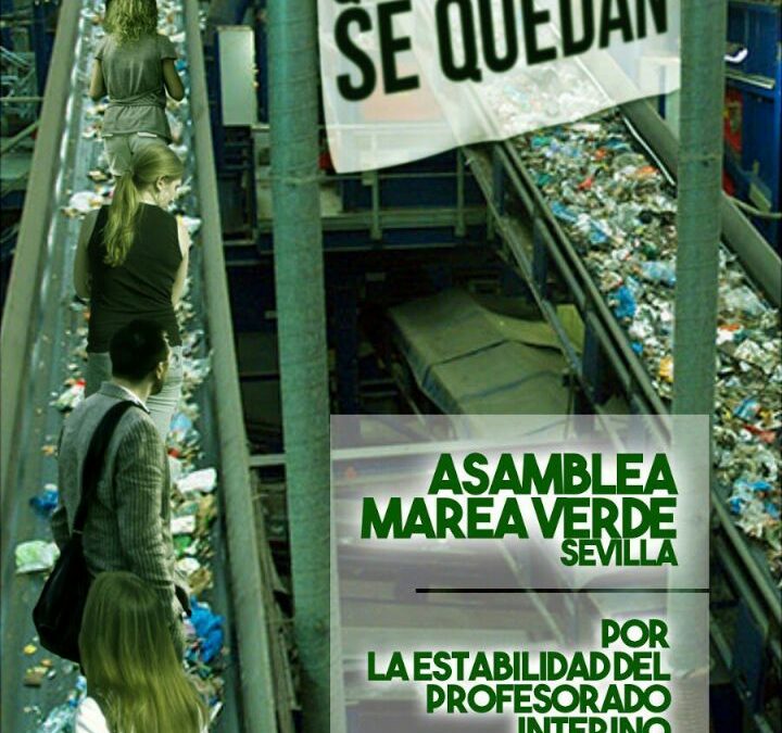 Sevilla. Asamblea de profesorado interino jueves 22 a las 18 horas en el IES Llanes