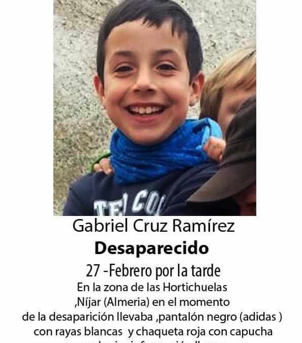Almería. USTEA muestra su solidaridad con la familia de Gabriel Cruz Ramírez, desaparecido el pasado 27 de febrero