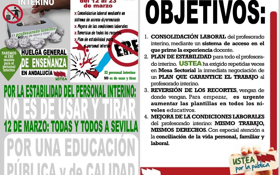 Servicios mínimos Huelga del 12M al 23M