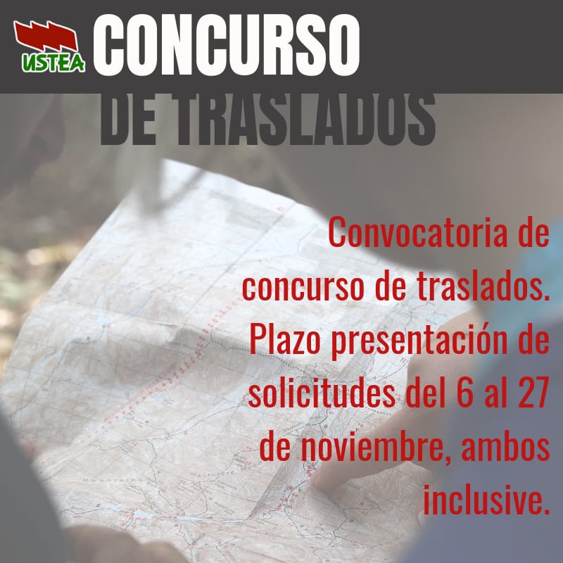 Concurso Traslados 2018 Plazo