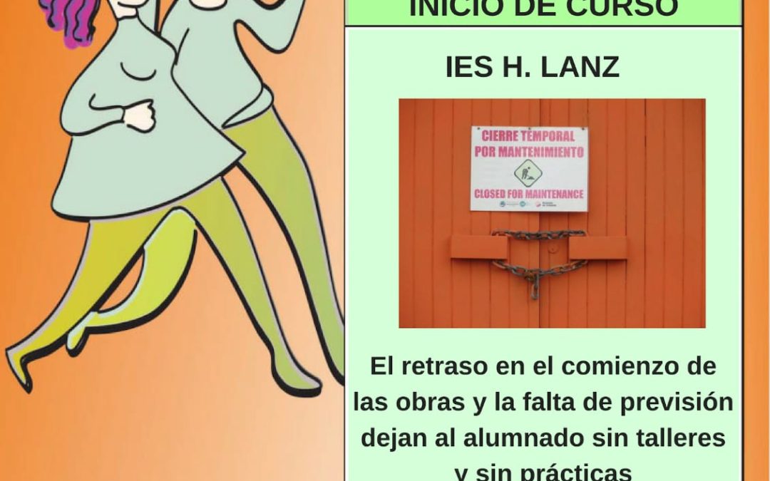 Granada. Sin talleres en el IES H.Lanz desde el inicio de curso…y lo que queda