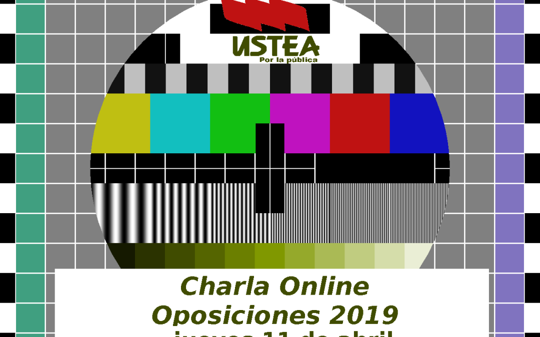 Charla online oposiciones 2019