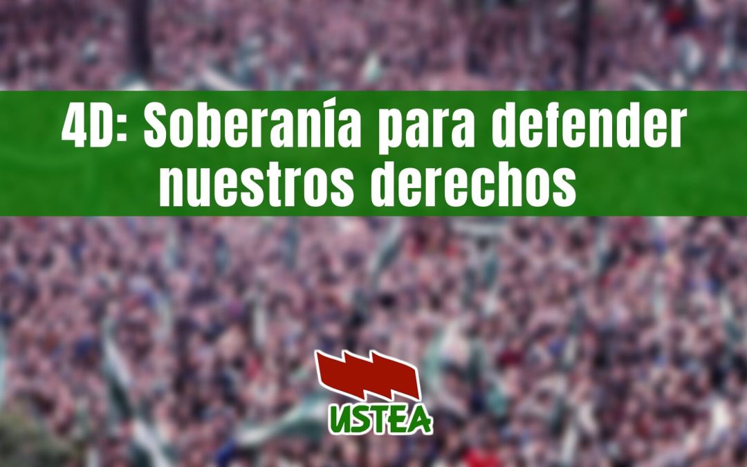 4 diciembre. ANDALUCÍA: SOBERANÍA, Para defender nuestros derechos