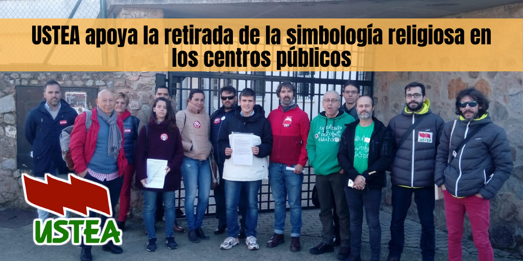 USTEA ante la existencia de simbología religiosa en el IES San Roque de la localidad cordobesa de Dos Torres