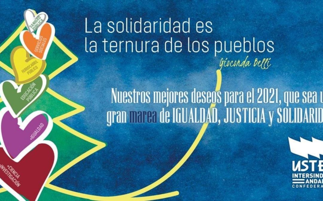 Desde USTEA os mandamos nuestros mejores deseos para 2021