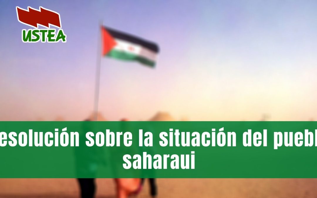 Resolución sobre la situación del pueblo saharaui