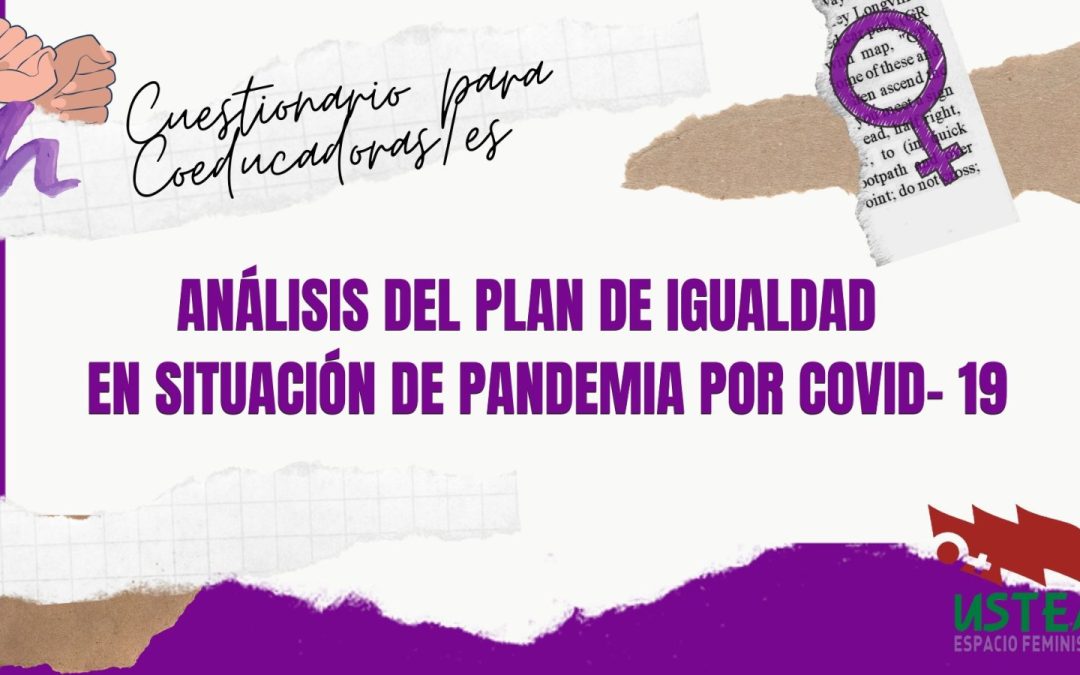Análisis del Plan de Igualdad en situación de pandemia por COVID-19