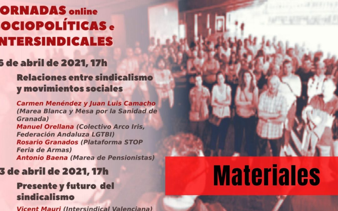 Materiales de las jornadas sociopolíticas e intersindicales de USTEA