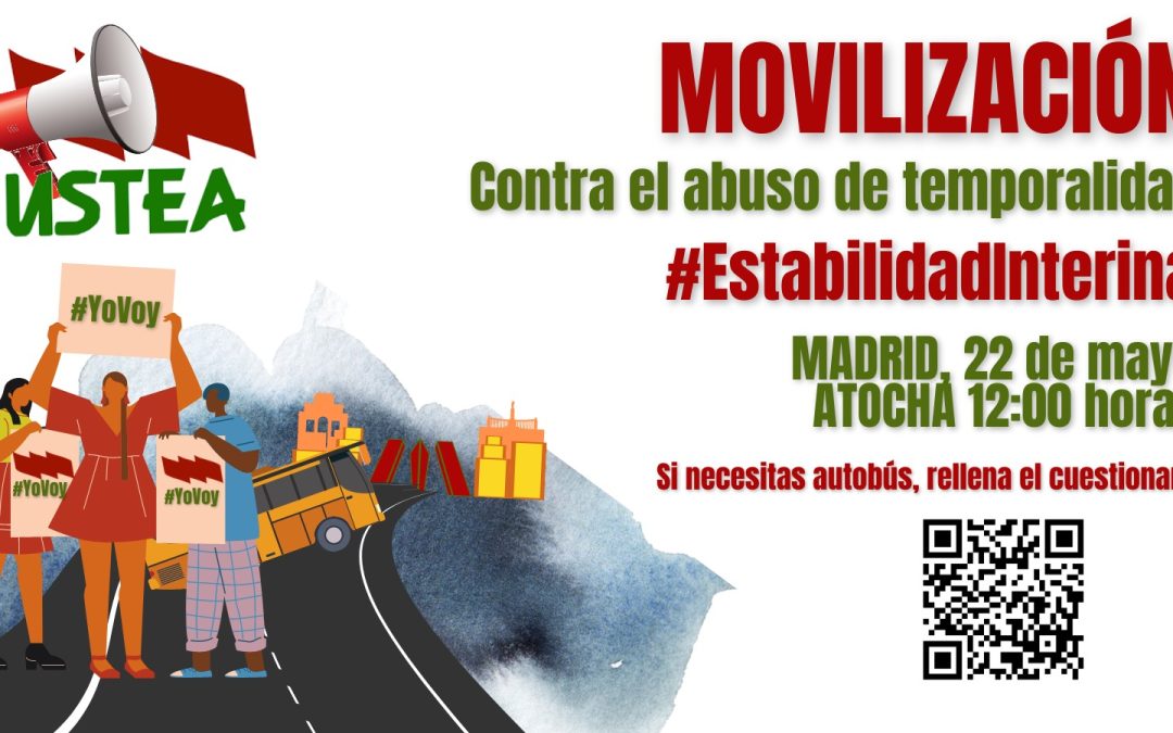22 de mayo: Movilización en Madrid contra el abuso de temporalidad