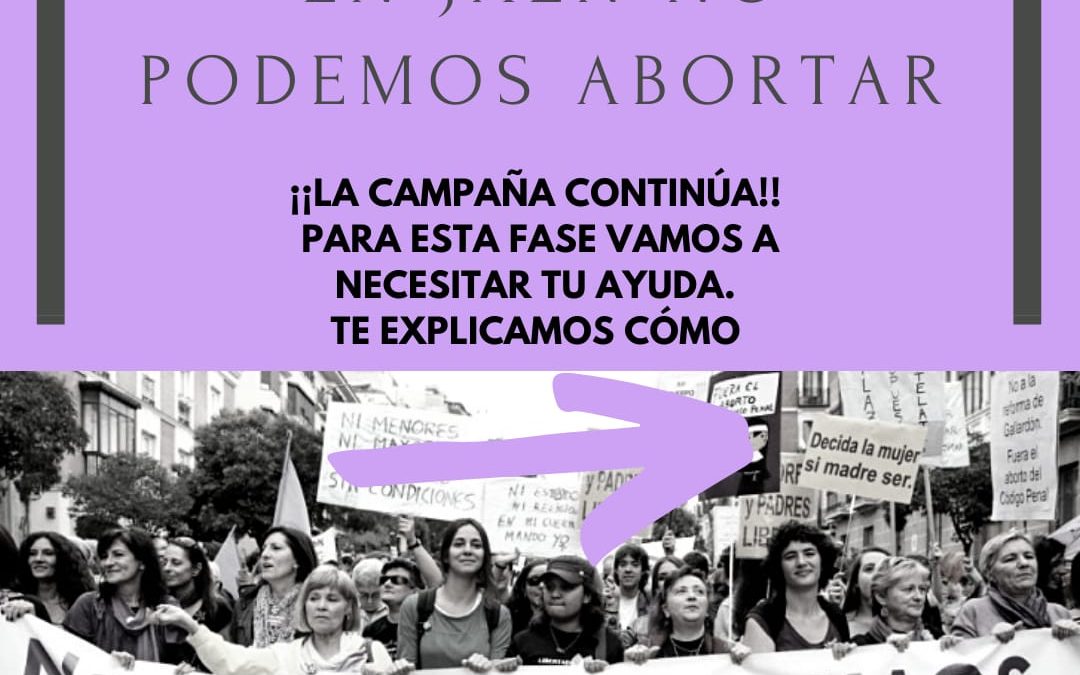 Campaña por el derecho al aborto en Jaén