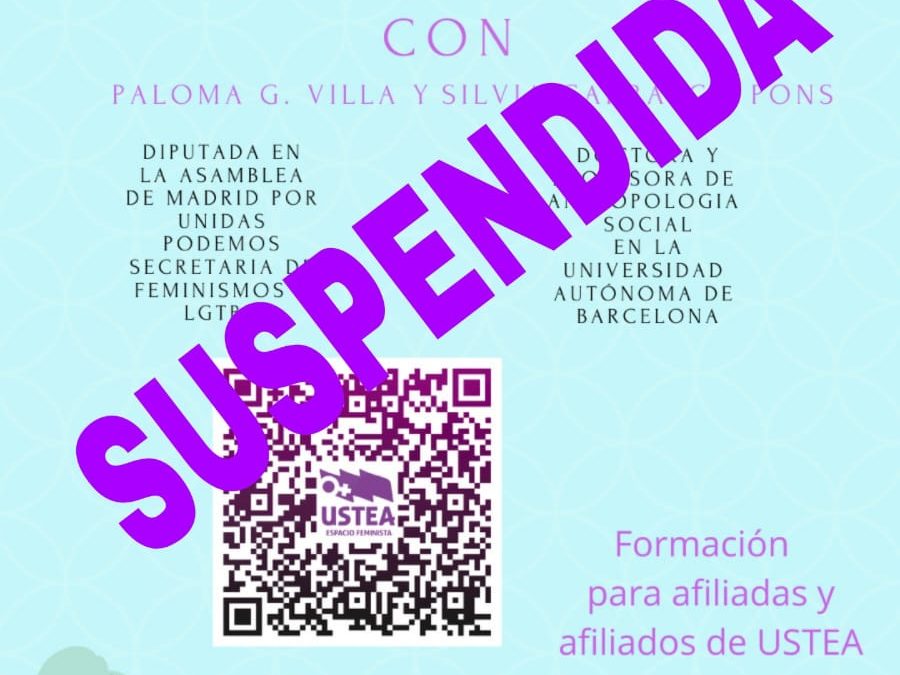Comunicado sobre la suspensión de nuestra mesa redonda sobre la Ley Trans
