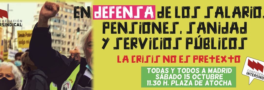 La Intersindical Andaluza Confederación (IA-C) apoya la movilización en defensa de salarios, pensiones, sanidad y servicios públicos Andalucía