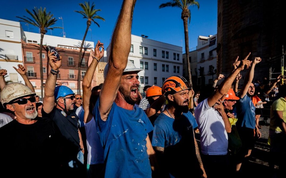 La Intersindical Andaluza apoya la huelga del metal en Cádiz