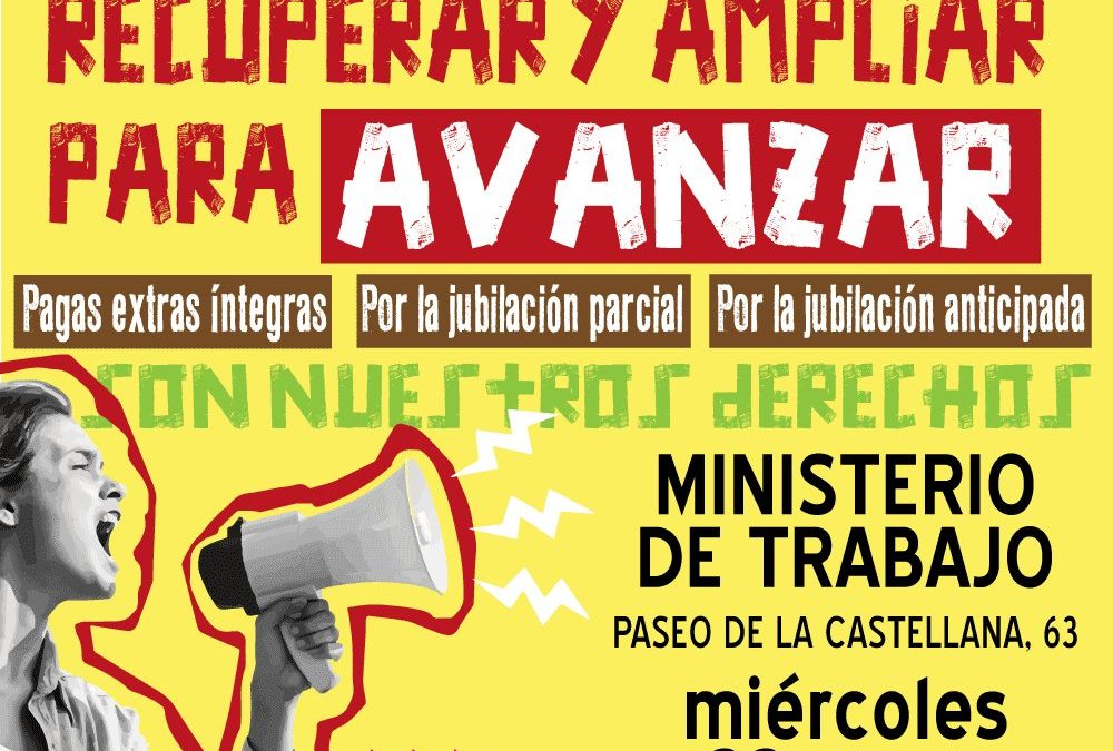 Por la recuperación de las pagas extras
