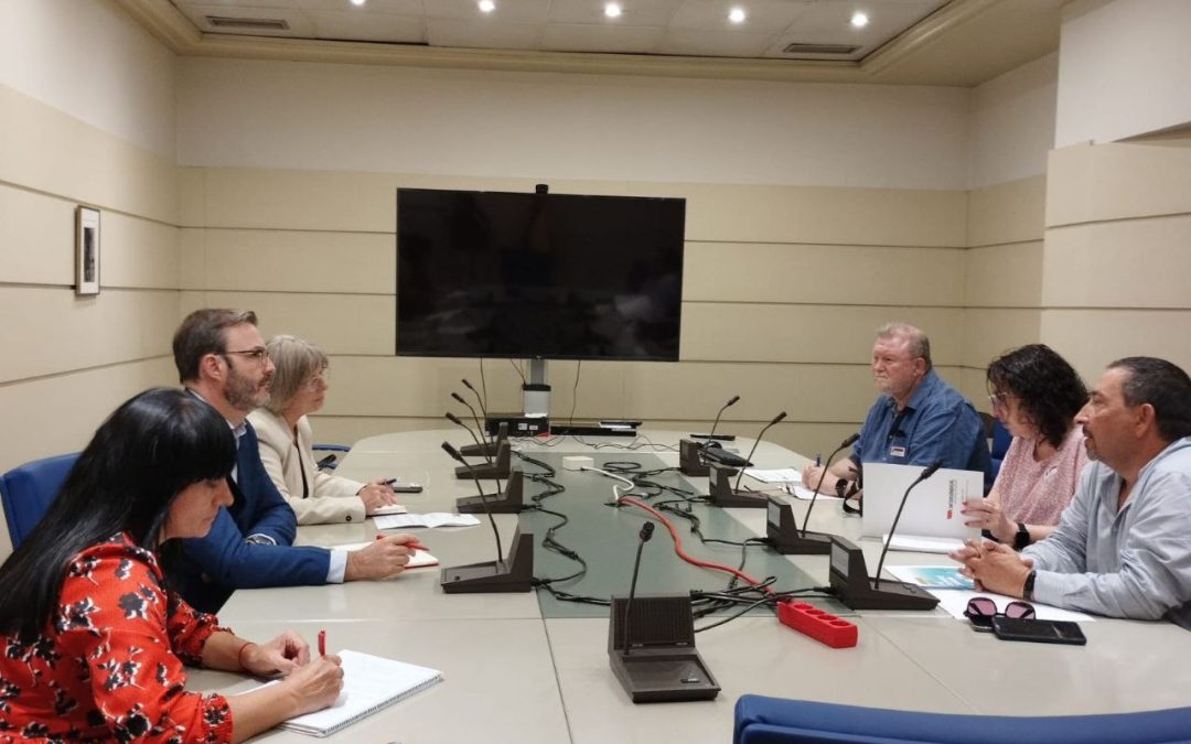 La Confederación Intersindical se reúne con Consol Cantenys, senadora y presidenta de la Comisión de Función Pública del grupo parlamentario socialista