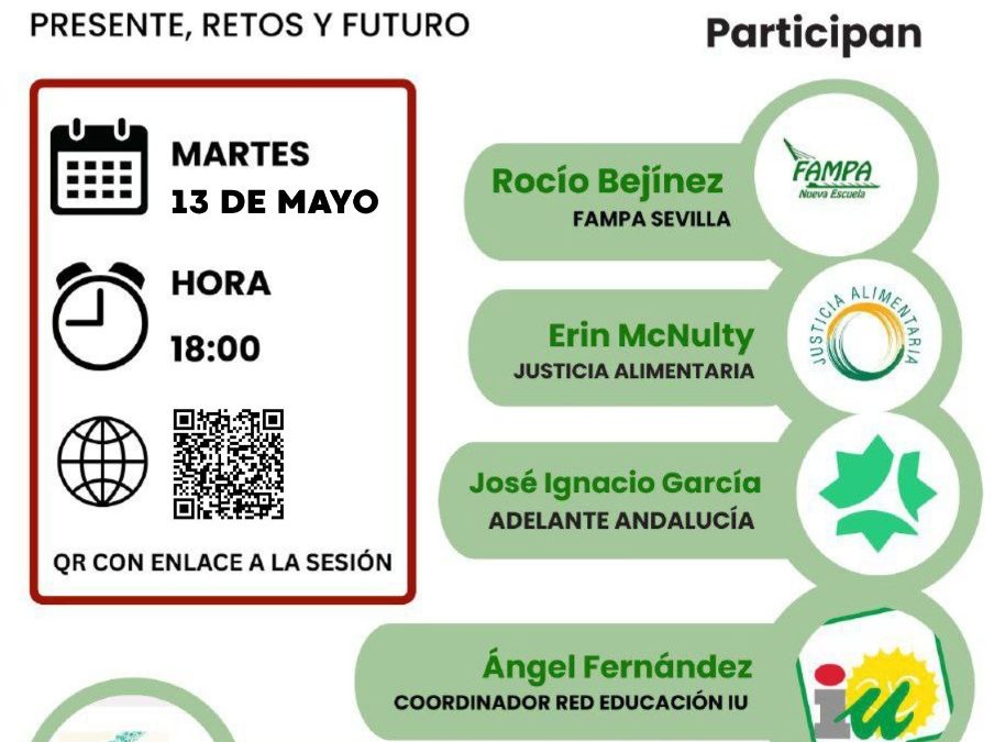 Webinar sobre comedores públicos 13/05/25
