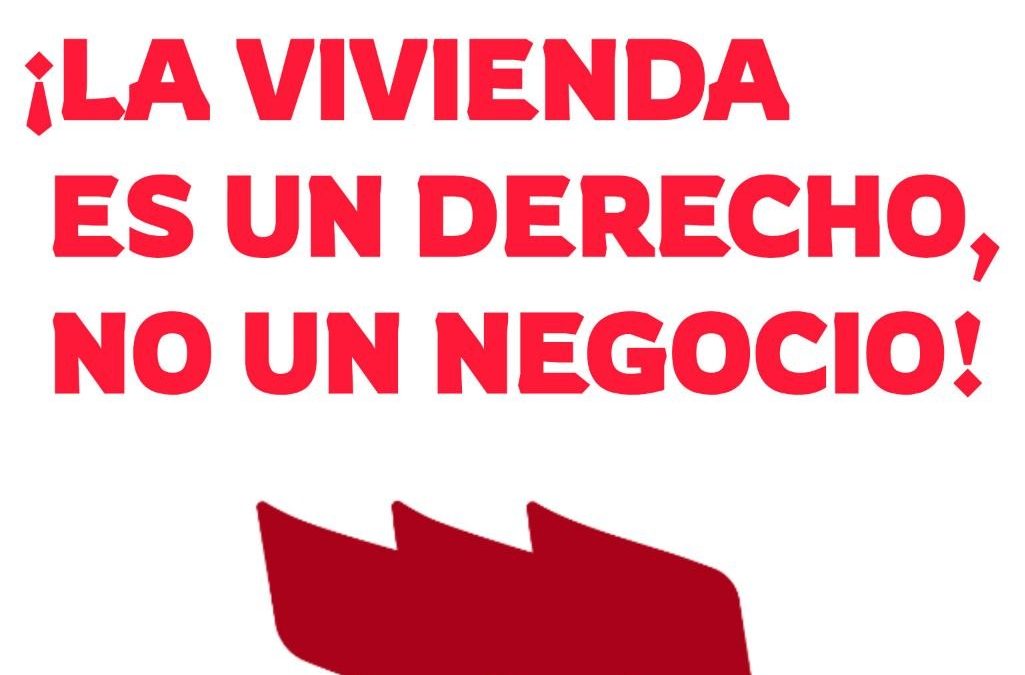 USTEA denuncia que las políticas públicas que siguen expulsando a las personas de sus hogares y exige medidas que garanticen el derecho a una vivienda digna